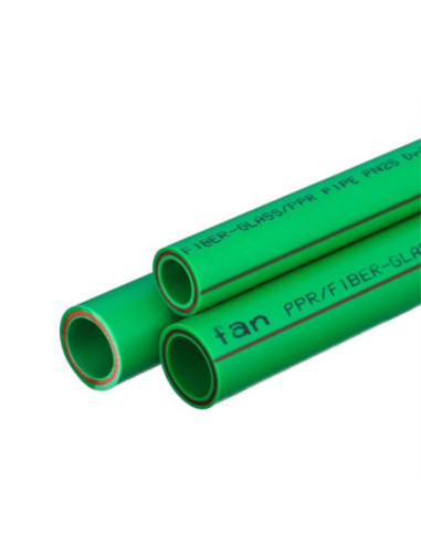 TUBE PPR FIBRE DE VERRE PN18