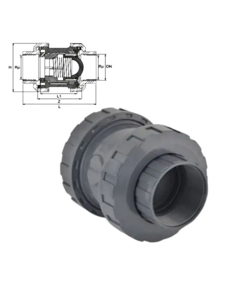 CLAPET PRESSION AC 2 ECROU