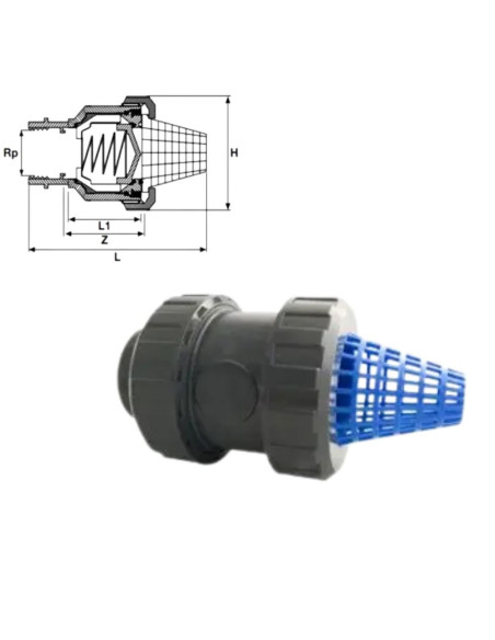 CREPINE PVC PRESSION FILTEE