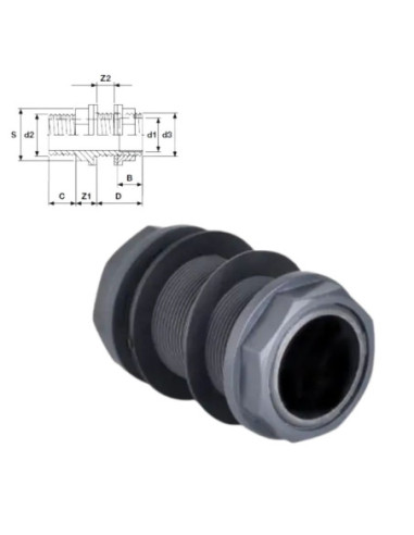 RACCORD RESERVOIR PVC PR