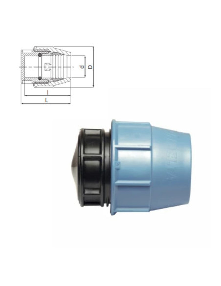 BOUCHON À COMPRESSION PN 16