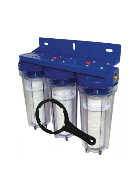 FILTRE A EAU TRIPLE 3/4"