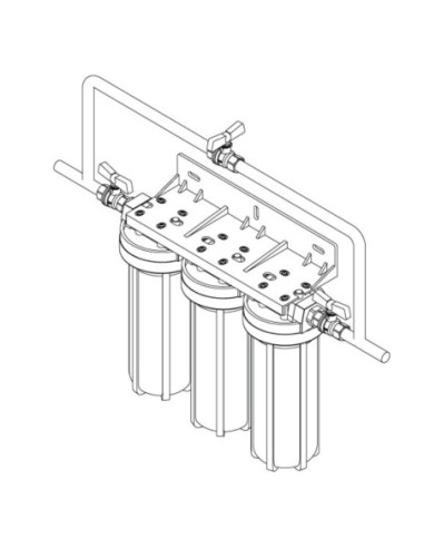 FILTRE A EAU TRIPLE 3/4"
