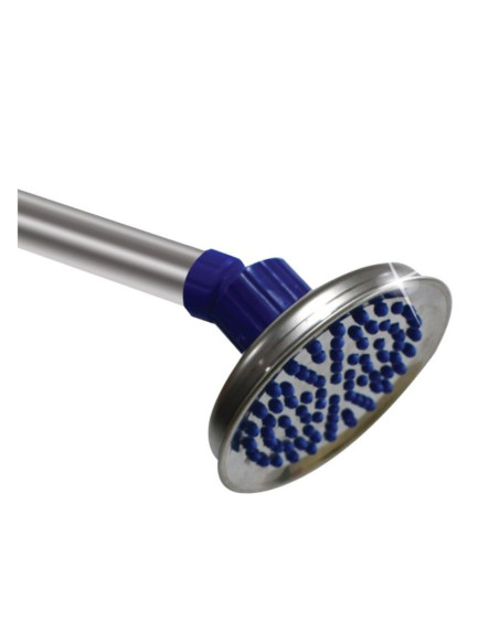 POMME DE DOUCHE INOX AVEC ROTULE