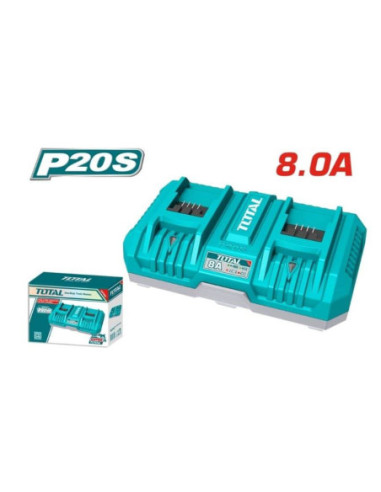CHARGEUR 20V 4AH 2 PORTS TFCLI2082