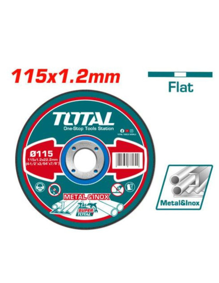 DISQUE A TRONÇONNER 115MM 1,2MMX22,2MM TAC2211151