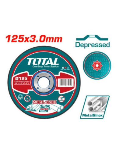 DISQUE A TRONÇONNER 125MM 3MMX22,2MM TAC2211251