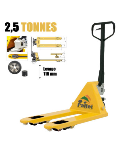 TRANSPALETTE 2,5 TONNES BF25