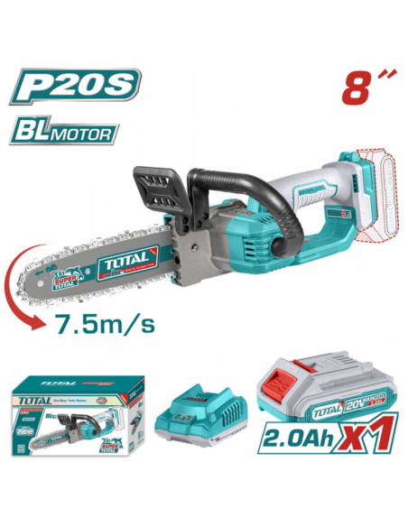 TRONCONNEUSE 8" 20V 2AH/CH TGSLI20851