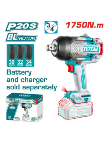 CLE A CHOC 3/4" 1750NM 20V 8AH S/BAT TIWLI201751