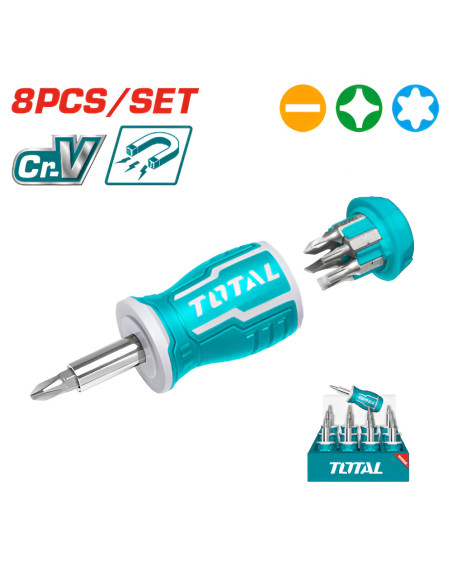 TOURNEVIS 8EN1 TOTAL TACSDS0706