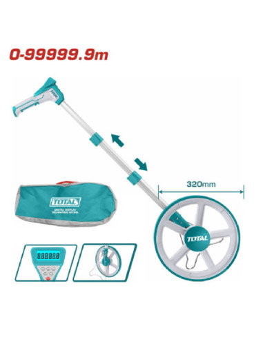 ODOMETRE ROUE DE MESURE DIGITAL TMT19923
