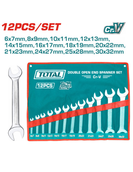 JX 12 CLES A FOURCHE 06-32MM THT1023121