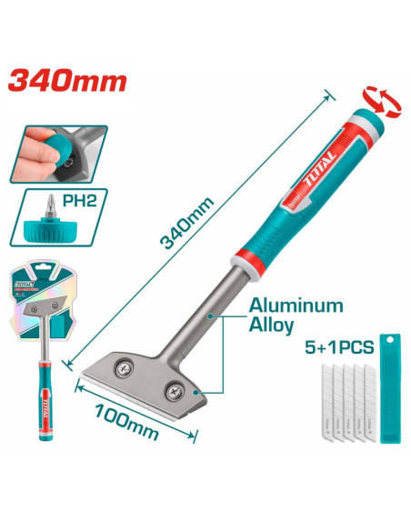 GRATTOIR A METAL TOTAL TGS3088