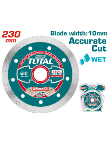 DISQUE DIAMANT 230MM HUMIDE TAC2122301