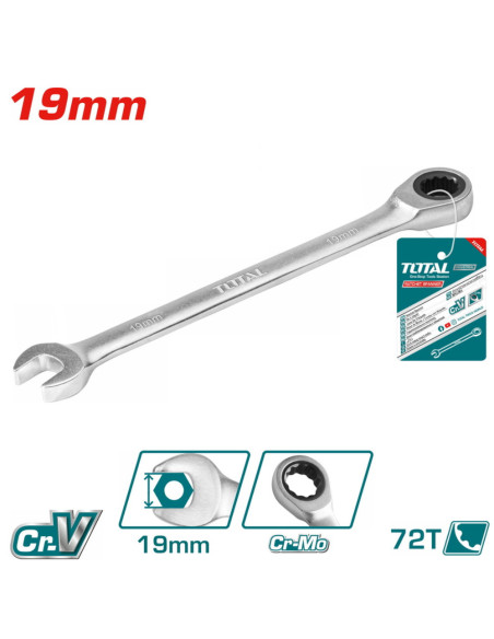 CLE MIXTE CLIQUET 19MM TCSPAR191