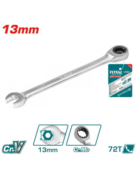 CLE MIXTE CLIQUET 13MM TCSPAR131