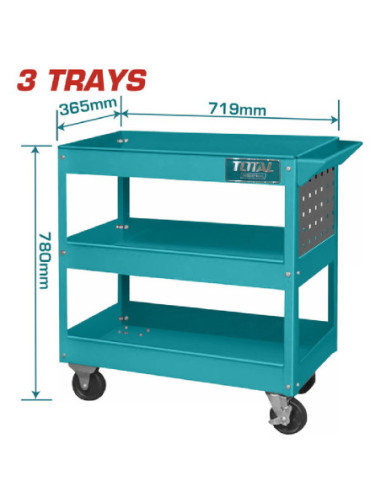 CHARIOT A OUTILS 03 PLATEAUX THPTC301