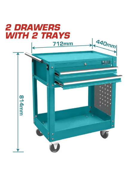 CHARIOT A OUTILS 02 TIROIRS THPTC201