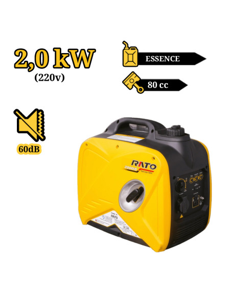 GENERATEUR SILENCIEUX 2KW 220V R2000IS-6