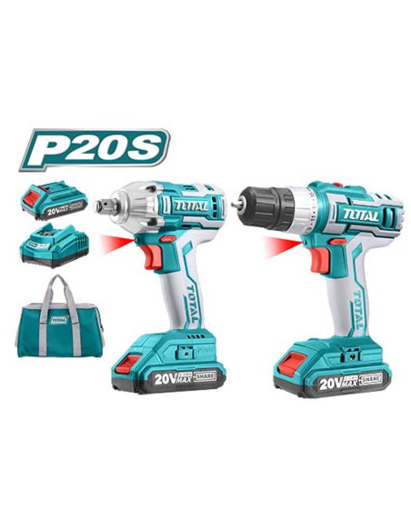 VISSEUSE+BOULONNEUSE 20V 2.2AH/CH TCKLI2007