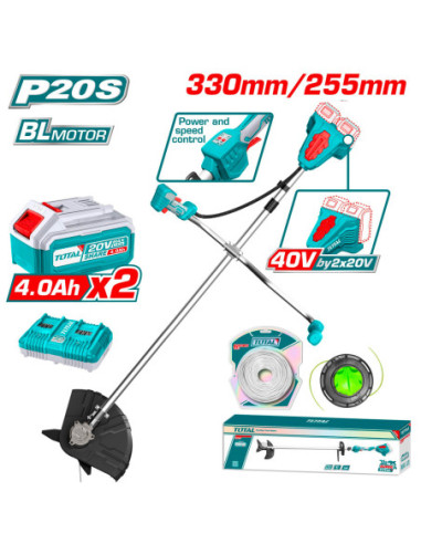 DEBROUSSAILLEUSE 33CM 20V 2.4AH/CH TSTLI202521