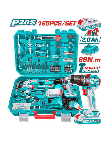 KIT OUTILS 165PCS THKTHP11652