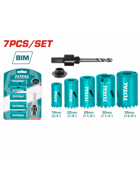 JX 07 SCIE A CLOCHE METAL 7PCS TACSH1071