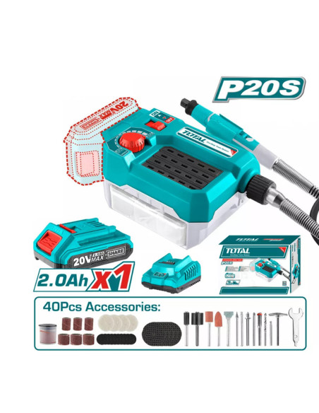 OUTIL MULTI-FONCTIONS 20V 2AH/CH TMGLI20011
