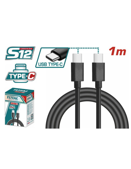 CABLE USB TYPE C-C 1M TIUCC02