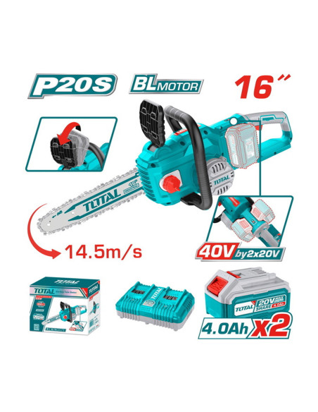 TRONCONNEUSE 16″ 20V 2.4AH/CH TGSLI401682