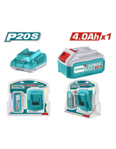 CHARGEUR + BATTERIE 20V 4AH TFBCPK1214