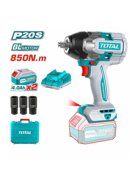 CLE A CHOC 1/2″ 850NM 20V 2.4AH/CH TIWLI2085