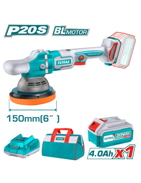 PONCEUSE POLISSEUSE 20V 4AH/CH TAPLI20151
