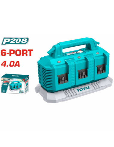 CHARGEUR 20V 4AH 6 PORTS TFCLI2064