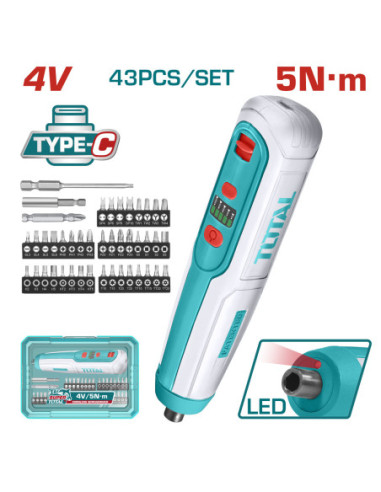 TOURNEVIS 04V +ACC 5NM 43PCS TSDLI04062