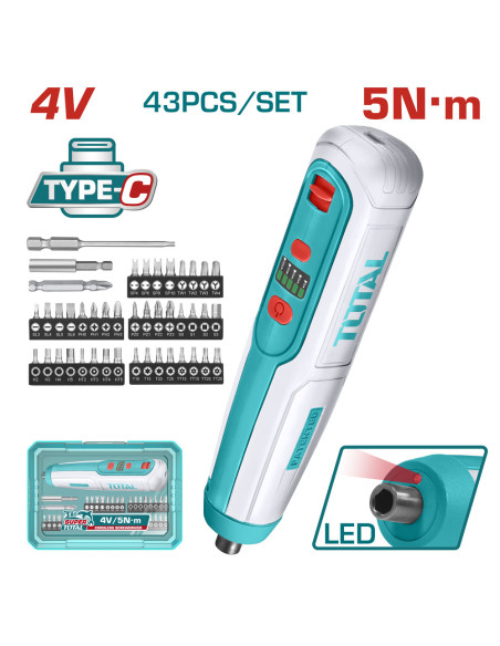 TOURNEVIS 04V +ACC 5NM 43PCS TSDLI04062