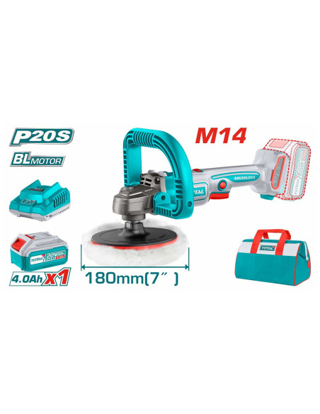 PONCEUSE POLISSEUSE 20V 4AH/CH TAPLI20181