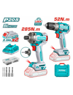 VISSEUSE+PERCEUSE 20V 2.2AH/CH TCKLI20272