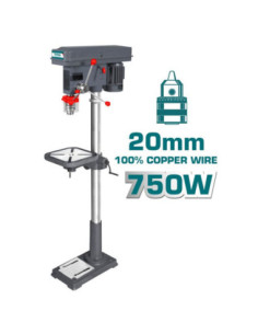 PERCEUSE A COLONNE Ø20 750W TDP207502 2
