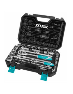 BOITE A DOUILLES 1/4-1/2 44PCS THT421441 2