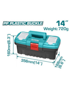 CAISSE A OUTILS PLAST 14″ TPBX0141 2