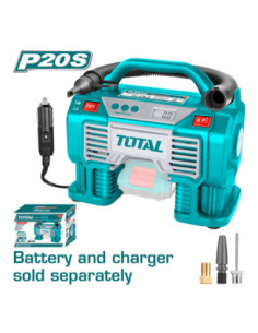 COMPRESSEUR PORTATIF 20V 2AH S/BAT 11BAR TACLI2002 2
