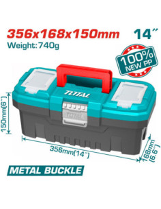 CAISSE A OUTILS PLAST 14″ TPBX0142 2