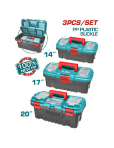 KIT CAISSES A OUTILS PLAST 3PCS TPBXK0031 2