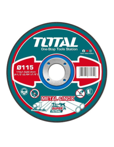 DISQUE A TRONÇONNER 115MM 1MMX22,2MM TAC210115100