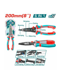 PINCE 6EN1 MULTI-FONCTION 200MM THTMF286