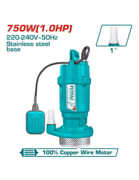 POMPE SUBMERSIBLE  750W 01CV TWP67506