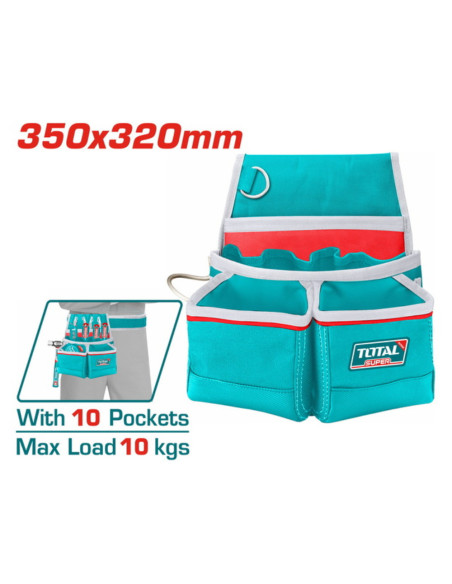CEINTURE D'OUTILLAGE 10 POCHES THT16P10125