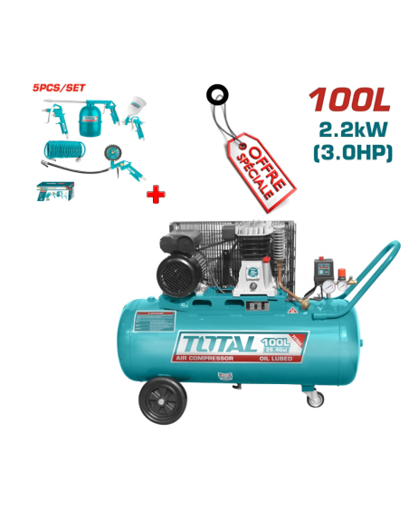PACK COMPRESSEUR 100L 220V 3CV TC1301006E-053